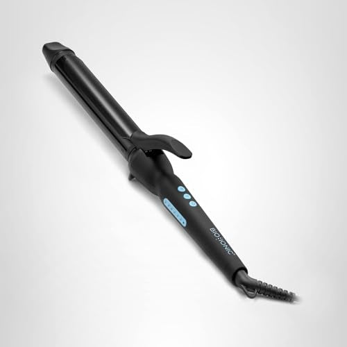 Bio Ionic Long Barrel Styler,Curling Iron with Moisture Heat Technology & NanoIonic MX, Verstatile Curling Wand