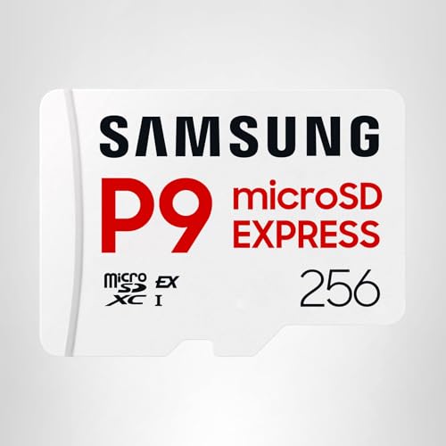 Samsung P9 Express microSD Express Card, 512GB microSDXC Memory Card, Up to 800 MB/s, for Nintendo-Switch ™ 2, (MB MK512T/AM)