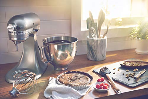 KitchenAid Artisan Series 5 Quart Tilt Head Stand Mixer with Pouring Shield KSM150PS, Dried Rose