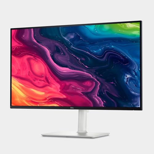 Dell 27 Plus 4K USB-C Monitor - S2725QC - 27-inch 4K (3840 x 2160) 120Hz 16:9 Display, AMD FreeSync Premium, sRGB 99%, Integrated Speakers, 1500:1 Contrast Ratio, Comfortview Plus - Ash White