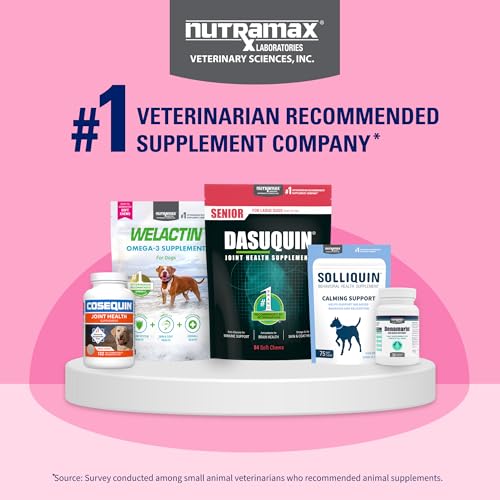 Nutramax Proviable Probiotics for Dogs and Cats, Daily Digestive Health Supplement with Multiple Strains of Bacteria, Cat and Dog Probiotics Plus Prebiotics, 30 Capsules