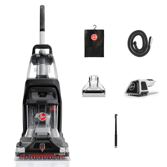 Hoover PowerScrub Deluxe Carpet Cleaner Machine for Carpet and Upholstery, Deep Cleaning Carpet Shampooer Machine with Multi-Purpose Tools, Pair Carpet Cleaner Solution