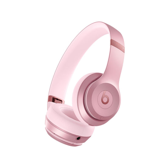 Beats Solo 4 - Wireless On-Ear Bluetooth Headphones, Up to 50-Hour Battery Life, Ultra-Lightweight Comfort, Powerful and Balanced Sound, Apple & Android Compatible - Cloud Pink