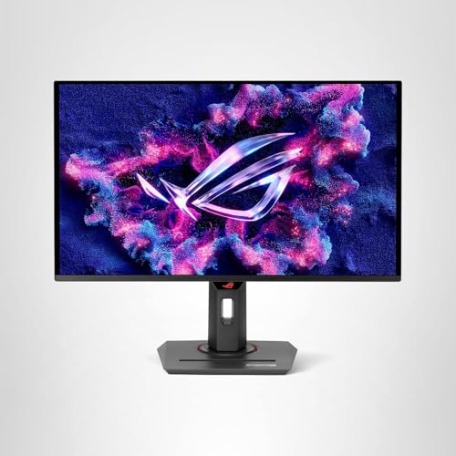 ASUS ROG Swift 32” 4K OLED Gaming Monitor (PG32UCDM) - UHD (3840 x 2160), QD-OLED, 240Hz, 0.03ms, G-SYNC Compatible, Custom Heatsink, Graphene Film, 99% DCI-P3, True 10-bit, 90W USB-C