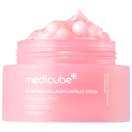 medicube Deep Vitamin C Golden Capsule Face Moisturizer - Liposome Capsules For Wrinkles, Skin Radiance - Transparent Gel for Glow Hydration - Korean Skin Care 1.94 oz