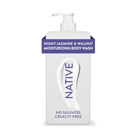 Native Moisturizing Body Wash Contains Naturally Derived Ingredients | for Women & Men, Sulfate, Paraben, & Dye Free Leaving Skin Soft & Hydrated | Cocoa Butter & Vanilla 18 oz