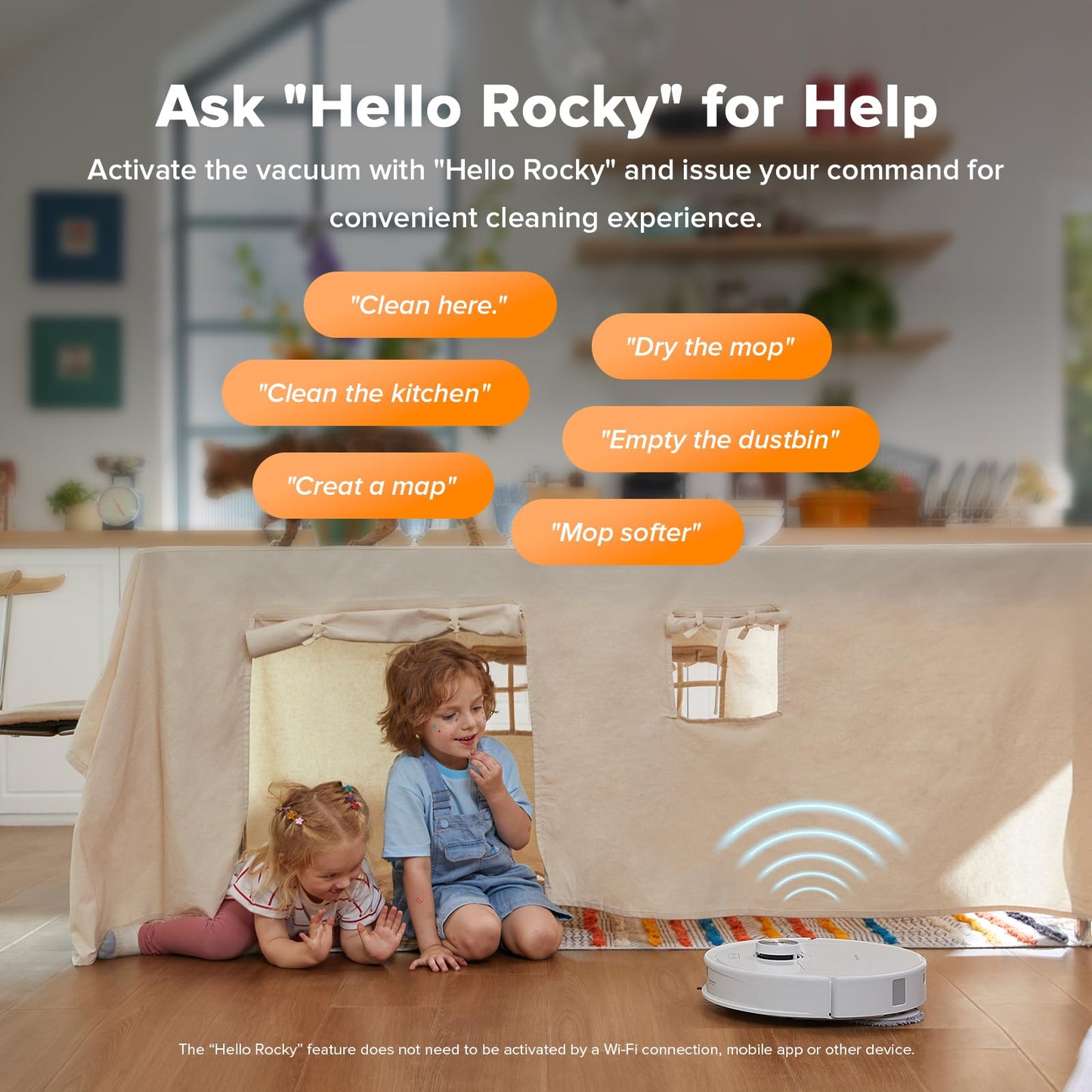 Roborock Qrevo Edge S5A Robot Vacuum and Mop, 18,500Pa, Zero-Tangling, DuoDivide Main Brush, FlexiArm Side Brush, Hot Water Mop Washing & Self-Cleaning, Warm Air Drying, Self-Emptying, Black