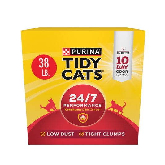 Purina Tidy Cats Clumping Cat Litter Odor Control, 24/7 Performance Multi Cat Litter - 16 lb. Bag