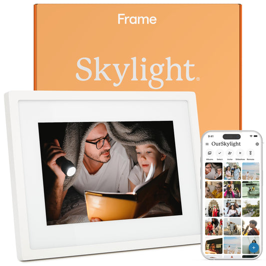 Skylight Frame – WiFi Digital Picture Frame Customer Support, Touch Screen Digital Photo Frame with Easy Setup, Photo Gifts for Parents and Grandparents - 10 Inch Black