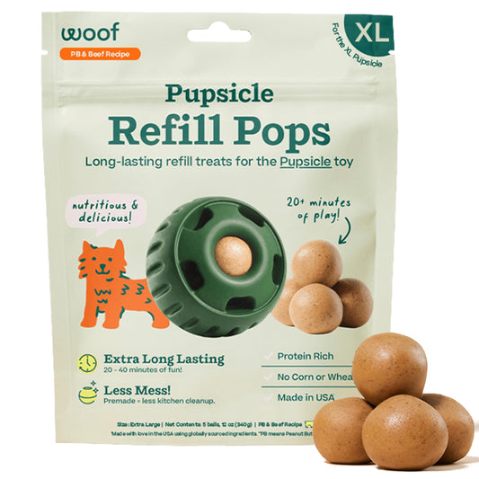 Woof Pupsicle Pops - Premade Long Lasting Dog Pupsicle Pop Treats