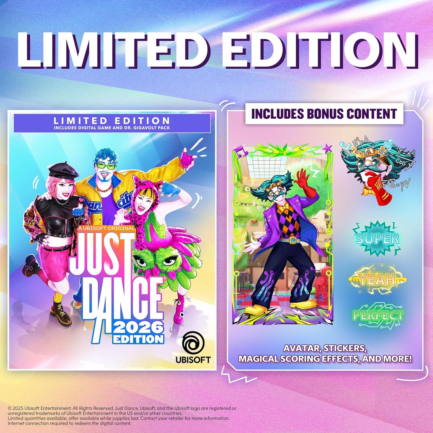 Just Dance 2026 Edition - Limited Edition, Nintendo Switch (Code in Box)