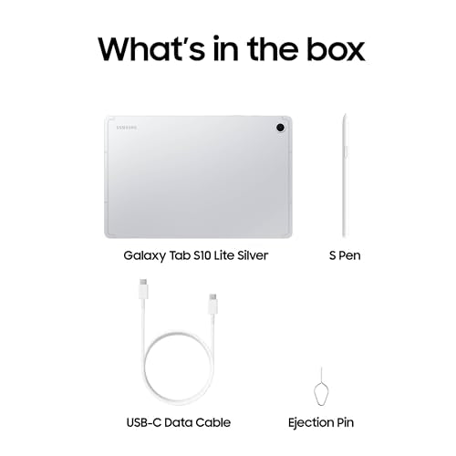 Samsung Galaxy Tab S10 Lite, 6GB RAM, 128GB, 2TB Expand, Long Battery Life, 10.9” LCD, S Pen for Note-Taking, Exynos 1380, Circle to Search, AI Tools, Gray