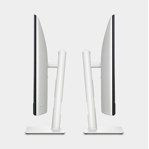 Dell 27 Plus 4K USB-C Monitor - S2725QC - 27-inch 4K (3840 x 2160) 120Hz 16:9 Display, AMD FreeSync Premium, sRGB 99%, Integrated Speakers, 1500:1 Contrast Ratio, Comfortview Plus - Ash White