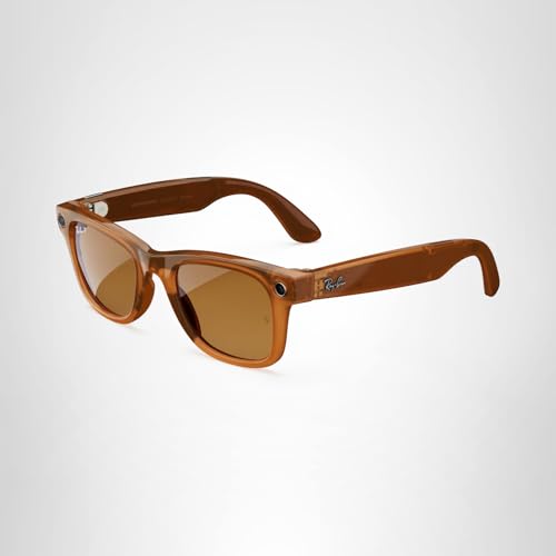 Ray-Ban Meta (Gen 1), Wayfarer, Matte Black | Smart AI Glasses for Men, Women - 12 MP Camera, Open-Ear Speakers, Video Recording, Bluetooth - Polarized Gradient Graphite Lenses - Wearable Technology