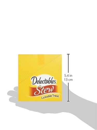 Hartz Delectables Stew Lickable Wet Cat Treats for Adult & Senior Cats, Variety Pack, 1.4 Ounce (Pack of 12)