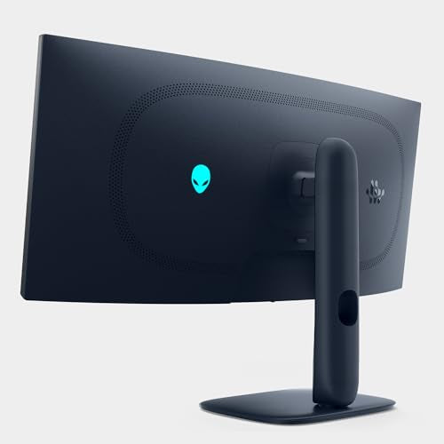 Alienware AW3423DWF Curved QD-OLED Gaming Monitor - 34-inch Quantum Dot OLED 0.1Ms 165Hz 21:9 Curved Display, 99.3% DCI-P3 Color Gamut, VESA DisplayHDR True Black 400, AMD FreeSync Premium Pro - Black