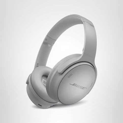 Bose QuietComfort Headphones - Wireless Bluetooth Headphones, Active Over Ear Noise Cancelling and Mic, USB-C Charging, Deep Bass, Up to 24 Hours of Playtime, Twilight Blue - Limited Edition Color