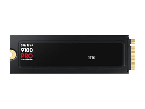 Samsung SSD 9100 PRO 4TB, PCIe 5.0x4 M.2 2280, Seq. Read Speeds Up to 14,800MB/s, Best for AI Computing, Gaming, and Heavy Duty Workstations (MZ VAP4T0B/AM)