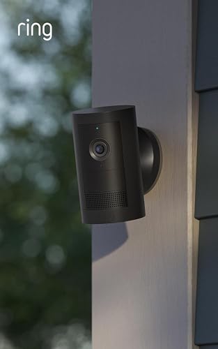 Introducing Ring Outdoor Cam Plus, Battery — Wide-Angle 2K Video with Ring Vision, Low-Light Sight for full-color night vision, Mount-Anywhere Versatility, White