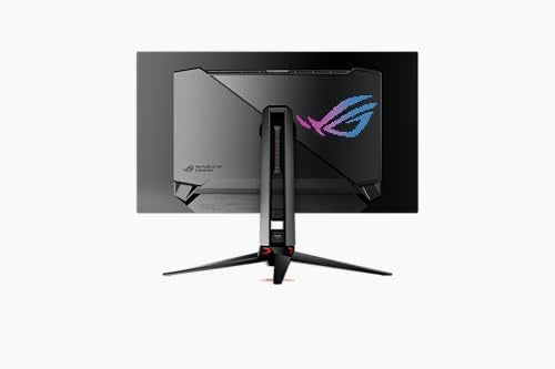 ASUS ROG Strix 32” 4K OLED Gaming Monitor (XG32UCWG) - TrueBlack Glossy OLED, Dual Mode (4K@165Hz, FHD@330Hz), 0.03ms, G-SYNC Compatible, Neo Proximity Sensor, USB-C, HDMI 2.1, 3 yr Warranty