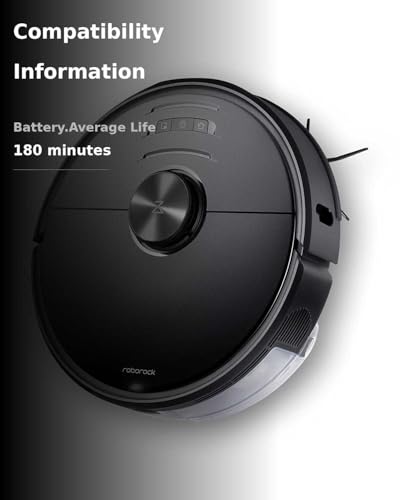 roborock Q7 M5+ Robot Vacuum and Mop, Upgraded from Q5 Max+, Up to 7-9 Weeks Self-Empty, 10000Pa Suction, Dual Anti-Tangle System for Pet Hair & Carpet, PreciSense LiDAR Navigation, App Control, Black