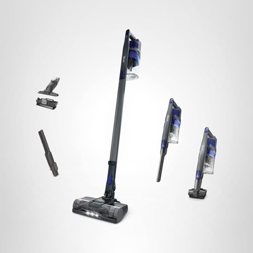 Shark | Pet Cordless Vacuum Cleaner | LED Headlights | Removable Handheld Vacuum for Pet Hair | Crevice Tool & Pet Multi-Tool Included | 40min Runtime | For Carpet & Hard Floors | Grey | IX141