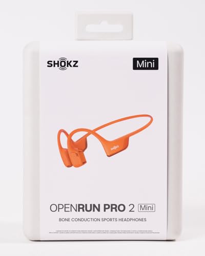 SHOKZ New OpenRun Pro 2- Bone Conduction Headphones, Open-Ear Bluetooth Wireless Sport Earphones for Running, Workouts - Sweat Resistant, Secure Comfortable Fit -Deep Bass, Smart Mic, Reflective Strip