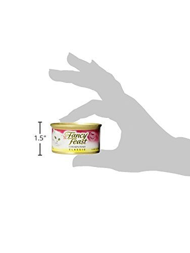 Fancy Feast Poultry and Beef Feast Classic Pate Collection Grain Free Wet Cat Food Variety Pack - (Pack of 30) 3 oz. Cans