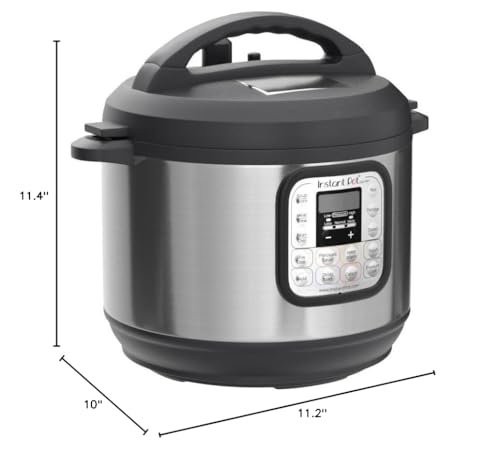 Instant Pot Duo 7-in-1 Electric Pressure Cooker, Slow Cooker, Rice, Steamer, Sauté, Yogurt Maker, Warmer & Sterilizer, Includes App With Over 800 Recipes, Stainless Steel, 6 Quart
