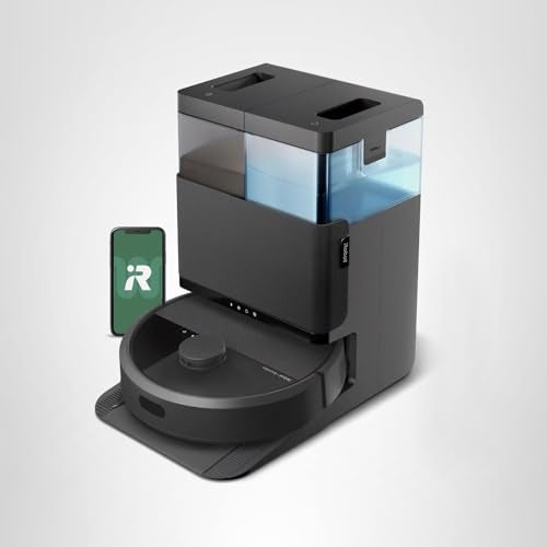 iRobot Roomba Plus 405 (G185) Combo Robot Vacuum & Mop with AutoWash Dock - Spinning Mop Pads, Self-Empties, Pad Washing & Drying, Self-Cleaning, Pad-Lift, LiDAR Navigation