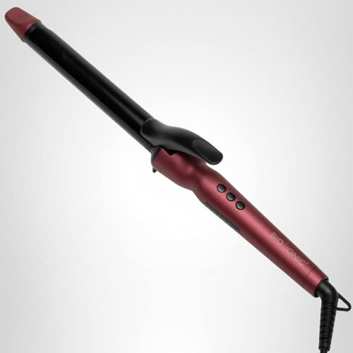 Bio Ionic Long Barrel Styler,Curling Iron with Moisture Heat Technology & NanoIonic MX, Verstatile Curling Wand