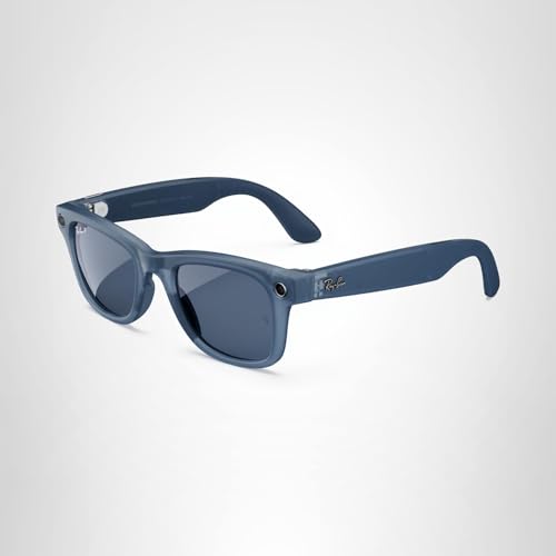 Ray-Ban Meta (Gen 1), Wayfarer, Matte Black | Smart AI Glasses for Men, Women - 12 MP Camera, Open-Ear Speakers, Video Recording, Bluetooth - Polarized Gradient Graphite Lenses - Wearable Technology