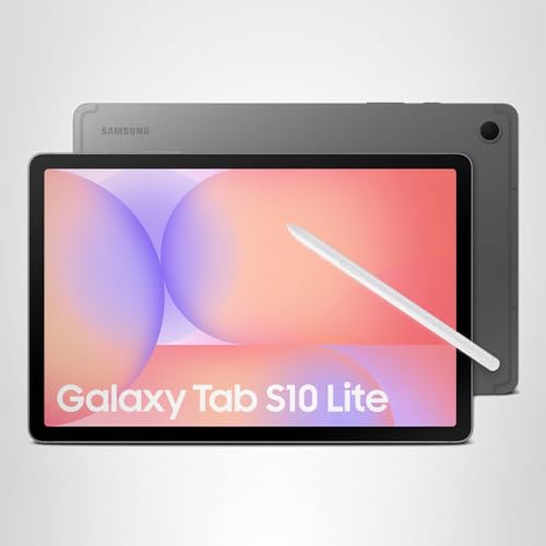 Samsung Galaxy Tab S10 Lite, 6GB RAM, 128GB, 2TB Expand, Long Battery Life, 10.9” LCD, S Pen for Note-Taking, Exynos 1380, Circle to Search, AI Tools, Gray