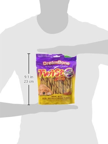 DreamBone Twist Sticks, Made With Real Chicken, Rawhide-Free Chews for Dogs, 50 Count