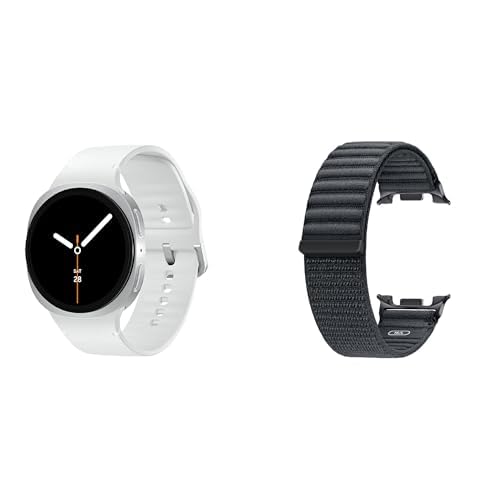 Samsung Galaxy Watch 8 (2025) 40mm Bluetooth Smartwatch, Cushion Design, Fitness Tracker, Sleep Coaching, Running Coach, Energy Score, Heart Rate Tracking, Graphite [US Version, 2 Yr Warranty]