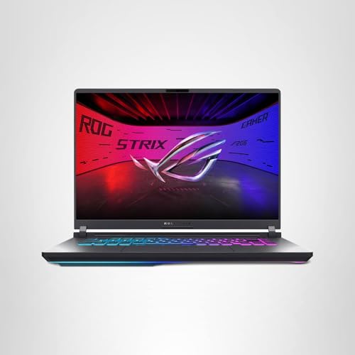 ASUS ROG Strix G16 (2025) Gaming Laptop, 16” ROG Nebula Display 16:10 2.5K 240Hz/3ms, NVIDIA® GeForce RTX™ 5070 Ti GPU, Intel® Core™ Ultra 9 275HX Processor, 32GB DDR5, 1TB SSD, Wi-Fi 7, Win11 Home