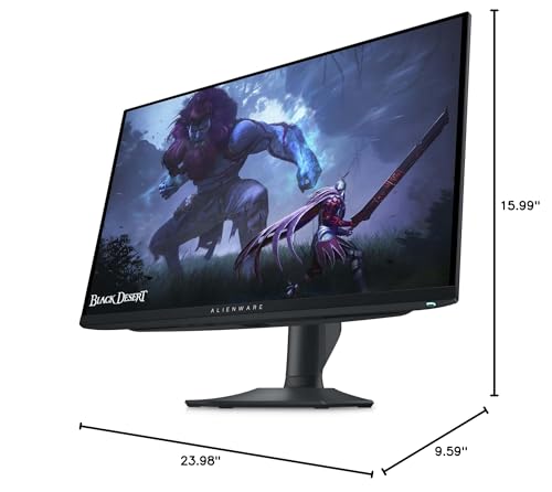 Alienware AW3423DWF Curved QD-OLED Gaming Monitor - 34-inch Quantum Dot OLED 0.1Ms 165Hz 21:9 Curved Display, 99.3% DCI-P3 Color Gamut, VESA DisplayHDR True Black 400, AMD FreeSync Premium Pro - Black
