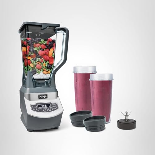 Ninja Mega Kitchen System, 1500W, 72 oz. Full-Size Blender & 8-Cup Food Processor with (2) 16 oz. To-Go Cups, Total Crushing Technology - Smoothies, Ice Crushing, Purees, Dough & More, Black, BL770
