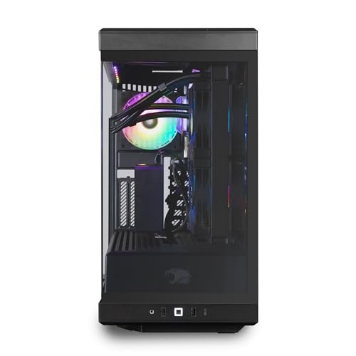 iBUYPOWER Y40 PRO Black Gaming PC Desktop Computer AMD Ryzen 9 7900X CPU, NVIDIA GeForce RTX 5070Ti 16GB GPU, 32GB DDR5 RGB 5200MHz RAM, 2TB NVMe SSD, Windows 11 Home, Keyboard, Mouse - Y40BA9N57T01