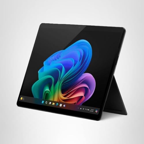 Microsoft Surface Pro 2-in-1 Laptop/Tablet (2024), 13" OLED Touchscreen Display, 16GB RAM, 512GB Storage | Windows 11 Copilot+ PC, Snapdragon X Elite (12 Core), Platinum