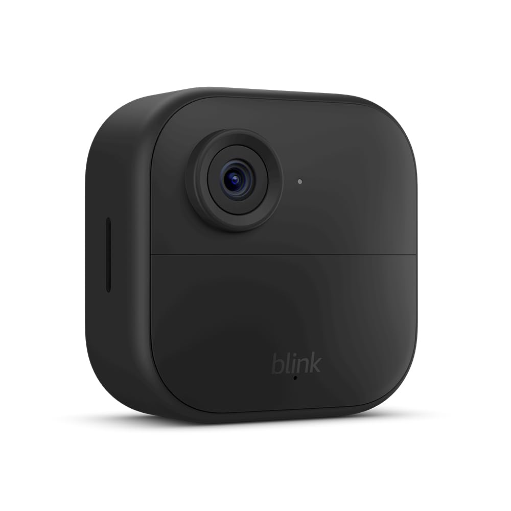 Blink Outdoor 4 – Wireless smart security camera, two-year battery life, 1080p HD day and infrared night live view, two-way talk. Sync Module Core included – 5 camera system