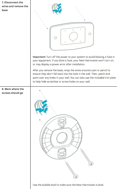 Google Nest Thermostat - Smart Thermostat for Home - Programmable Wifi Thermostat - Snow