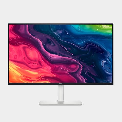 Dell 27 Plus 4K USB-C Monitor - S2725QC - 27-inch 4K (3840 x 2160) 120Hz 16:9 Display, AMD FreeSync Premium, sRGB 99%, Integrated Speakers, 1500:1 Contrast Ratio, Comfortview Plus - Ash White