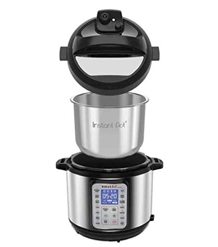 Instant Pot Duo Plus 9-in-1 Multicooker, Pressure Cooker, Slow Cook, Rice Maker, Steamer, Sauté, Yogurt, Warmer & Sterilizer, Includes App With Over 800 Recipes, Stainless Steel, 6 Quarts