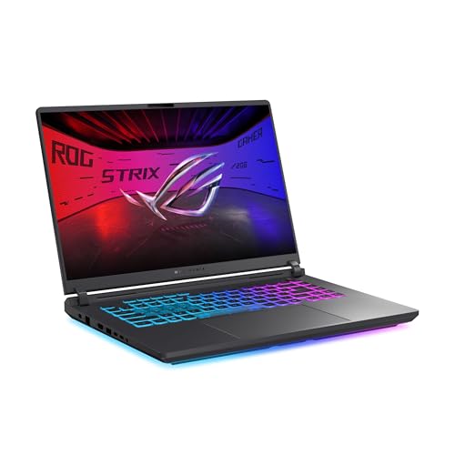 ASUS ROG Strix G16 (2025) Gaming Laptop, 16” ROG Nebula Display 16:10 2.5K 240Hz/3ms, NVIDIA® GeForce RTX™ 5070 Ti GPU, Intel® Core™ Ultra 9 275HX Processor, 32GB DDR5, 1TB SSD, Wi-Fi 7, Win11 Home