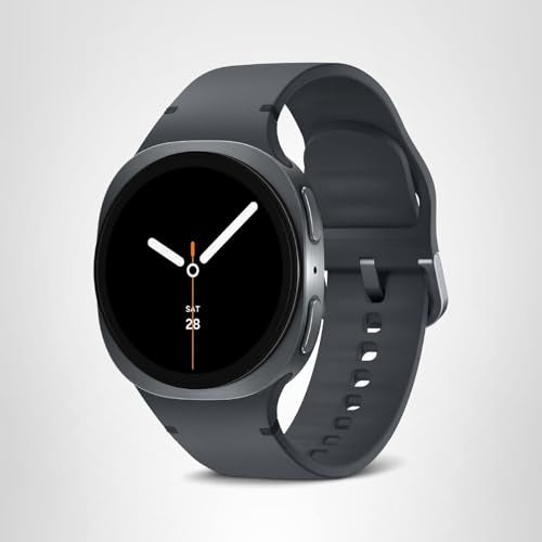 Samsung Galaxy Watch 8 (2025) 40mm Bluetooth Smartwatch, Cushion Design, Fitness Tracker, Sleep Coaching, Running Coach, Energy Score, Heart Rate Tracking, Graphite [US Version, 2 Yr Warranty]