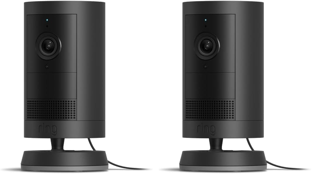 Introducing Ring Outdoor Cam Plus, Battery — Wide-Angle 2K Video with Ring Vision, Low-Light Sight for full-color night vision, Mount-Anywhere Versatility, White