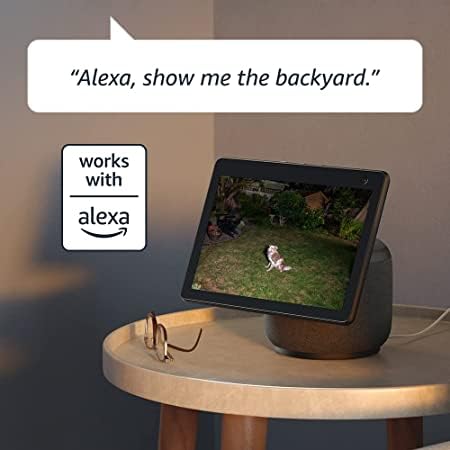 Blink Wired Floodlight Camera, Smart security camera, 2600 lumens, HD live view, enhanced motion detection, built-in siren, Works with Alexa, 1 camera (White)