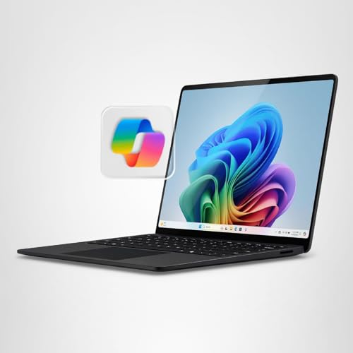 Microsoft Surface Laptop (2024), Windows 11 Copilot+ PC, 15" Touchscreen Display, Snapdragon X Elite (12 core), 32GB RAM, 1TB SSD Storage, Black
