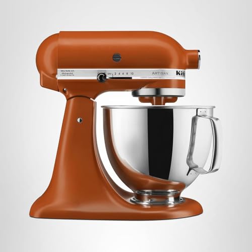 KitchenAid Artisan Series 5 Quart Tilt Head Stand Mixer with Pouring Shield KSM150PS, Dried Rose